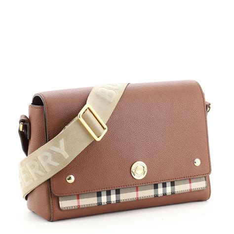 burberry note bag review|authentic Burberry crossbody bag.